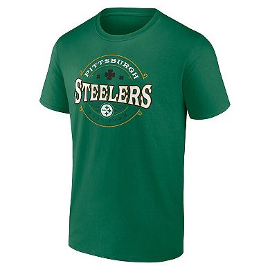 Men's Fanatics Branded Kelly Green Pittsburgh Steelers Celtic T-Shirt