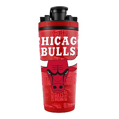 WinCraft Chicago Bulls 26oz. 4D Stainless Steel Ice Shaker Bottle