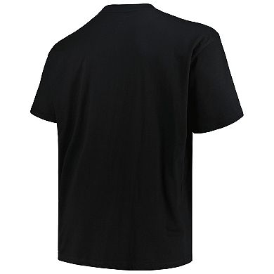 Men's Fanatics Branded Black New England Patriots Big & Tall Pop T-Shirt