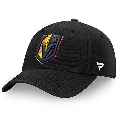 Men's Fanatics Branded Black Vegas Golden Knights Pride Fundamental Adjustable Hat