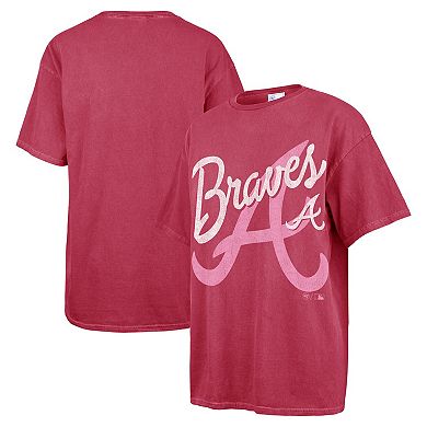 Women's '47 Pink Atlanta Braves Dopamine Tradition T-Shirt