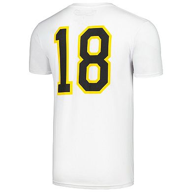 Men's Mitchell & Ness Willie O'Ree White Boston Bruins  Name & Number T-Shirt