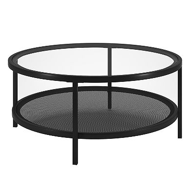 Finley & Sloane Rigan Wide Round Coffee Table