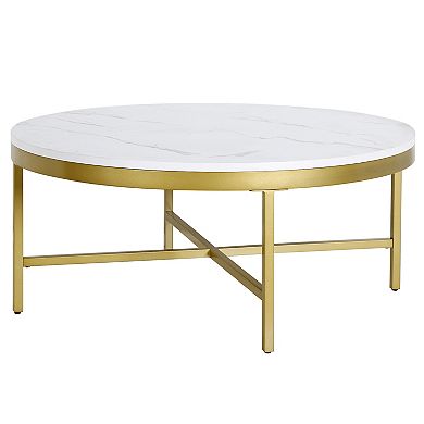 Finley & Sloane Xivil Wide Round Coffee Table