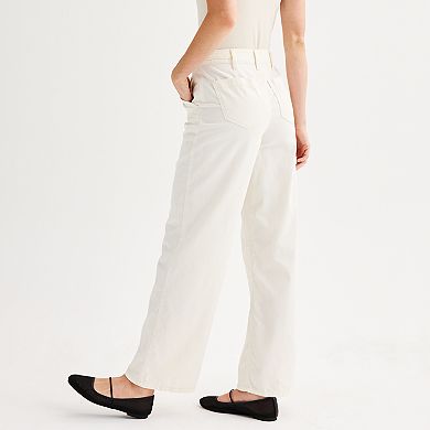 Juniors' SO® High Rise Wide Leg Trousers