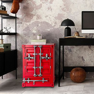Retro Industrial Style Cabinets Nightstand