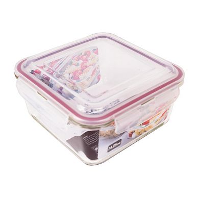 Lexi Home 10-piece Glass Food Storage Container With Red Locking Lids