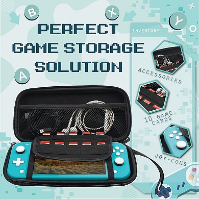 Carrying Case For Nintendo Switch Lite - Protective Hard Travel Pouch, Blue