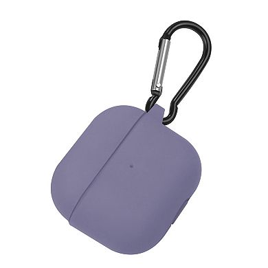 For Airpods 3 3rd 2021 Silicone Case Protective Soft Cover Keychain Lavender