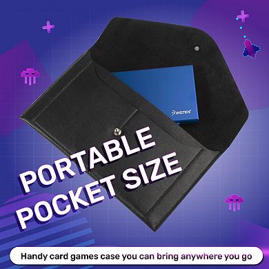 Game Card Case For Nintendo Switch Aluminum 6 Games Storage Box Holder Blue