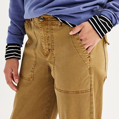 Petite Sonoma Goods For Life?? Utility Straight Leg Pants