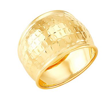 Everlasting Gold 10k Gold Dome Band Ring