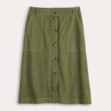 Women's Sonoma Goods For Life® Utility Midi Skirt