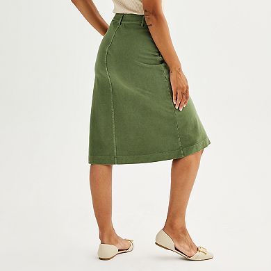 Women's Sonoma Goods For Life?? Utility Midi Skirt