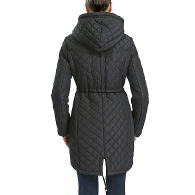 Plus Size Bgsd Angela Quilted Parka Coat