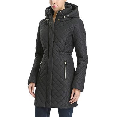 Plus Size Bgsd Angela Quilted Parka Coat