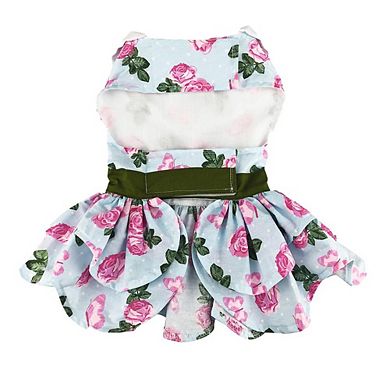 Doggie Design Pink Rose Harness Dress