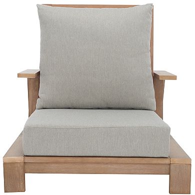 Safavieh Lanai Wood Outdoor Floor Lounge Chair