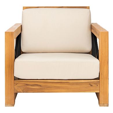 Safavieh Andros Teak Outdoor Arm Chair