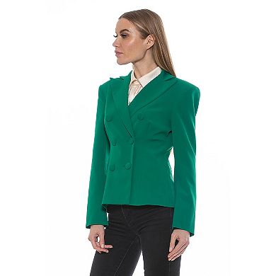 Women's ALEXIA ADMOR Lianne Classic Structured Blazer with Shoulder Pads
