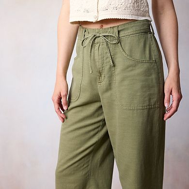 Women's LC Lauren Conrad High Rise Patch Pocket Wide Leg Pants