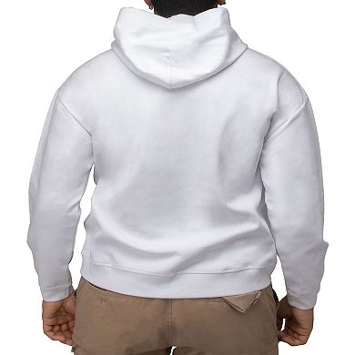 Men's Rinestone Embellished Skull Pullover Hoodie