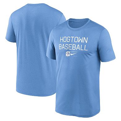 Men's Nike Powder Blue Toronto Blue Jays Baseball Phrase Legend Performance T-Shirt