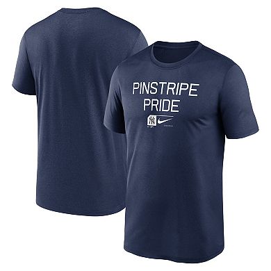 Men's Nike Navy New York Yankees Baseball Phrase Legend Performance T-Shirt