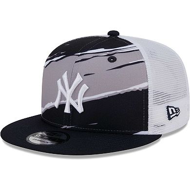 Men's New Era Navy New York Yankees Tear Trucker 9FIFTY Snapback Hat