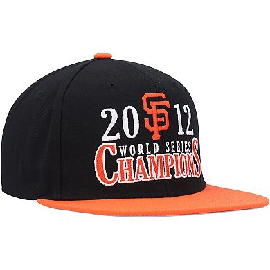 Men's Mitchell & Ness Black San Francisco Giants World Series Champs Snapback Hat