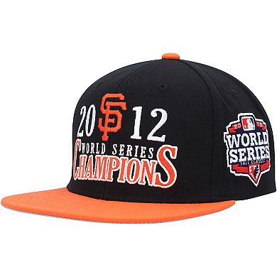 Men's Mitchell & Ness Black San Francisco Giants World Series Champs Snapback Hat