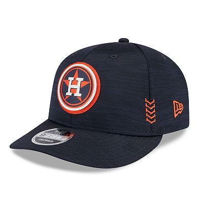 Men's New Era Navy Houston Astros 2024 Clubhouse Low Profile 9FIFTY Snapback Hat