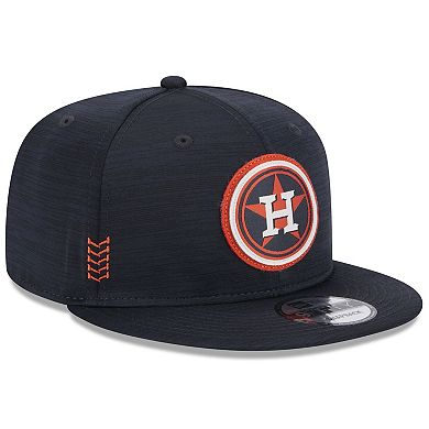 Men's New Era  Navy Houston Astros 2024 Clubhouse 9FIFTY Snapback Hat