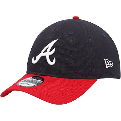 Men's New Era Navy/Red Atlanta Braves Replica Core Classic 9TWENTY Adjustable Hat