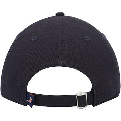 Women's New Era Navy Atlanta Braves Team Logo Core Classic 9TWENTY Adjustable Hat