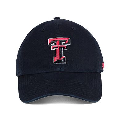 Men's '47 Black Texas Tech Red Raiders Vintage Clean Up Adjustable Hat