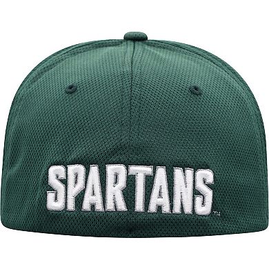 Men's Top of the World Green Michigan State Spartans Reflex Logo Flex Hat