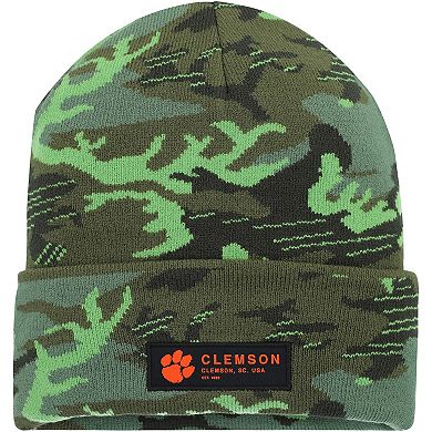 Men's Nike Camo Clemson Tigers Veterans Day Cuffed Knit Hat