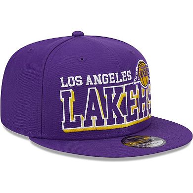 Men's New Era Purple Los Angeles Lakers Gameday 59FIFTY Snapback Hat