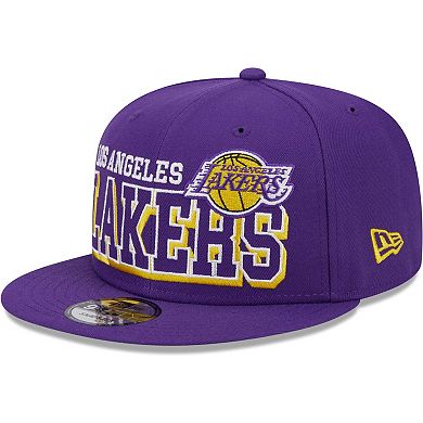 Men's New Era Purple Los Angeles Lakers Gameday 59FIFTY Snapback Hat