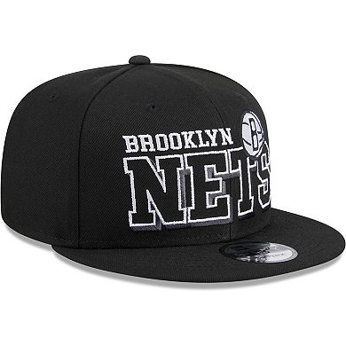 Men's New Era Black Brooklyn Nets Gameday 59FIFTY Snapback Hat