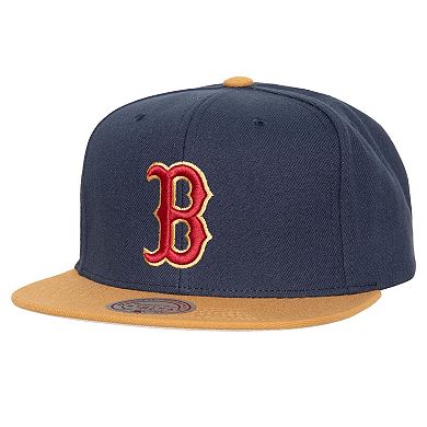 Men's Mitchell & Ness Navy Boston Red Sox Work It Snapback Hat