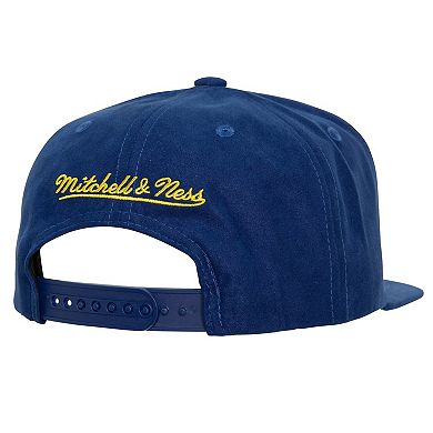 Men's Mitchell & Ness Royal Golden State Warriors Sweet Suede Snapback Hat