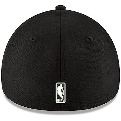 Men's New Era Black New York Knicks Official Team Color 39THIRTY Flex Hat