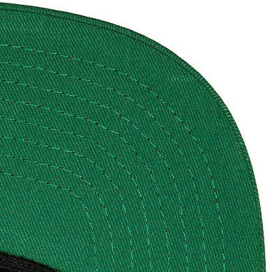 Men's Mitchell & Ness White Boston Celtics Hot Fire Snapback Hat