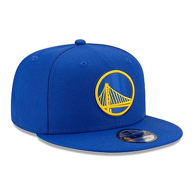 Men's New Era  Royal Golden State Warriors Official Team Color 9FIFTY Snapback Hat