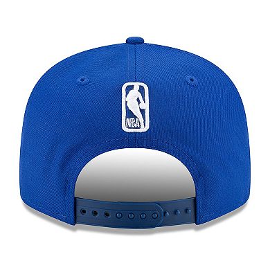Men's New Era  Royal Golden State Warriors Official Team Color 9FIFTY Snapback Hat