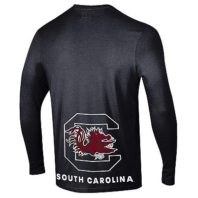 Unisex Under Armour  Black South Carolina Gamecocks 2024 On-Court Bench Unity Performance Long Sleeve T-Shirt