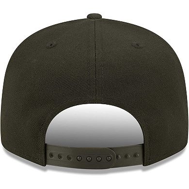 Men's New Era Black Miami Marlins Team 9FIFTY Snapback Hat
