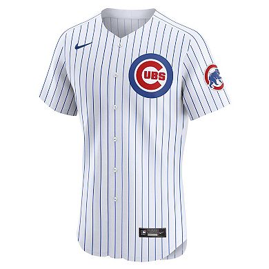 Men's Nike White Chicago Cubs Home Elite Jersey